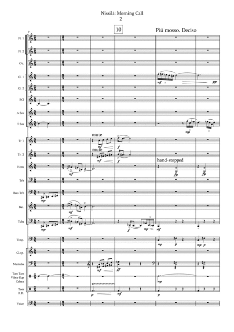 Morning Call Morning Call Large Ensemble scores gallery preview page 3
