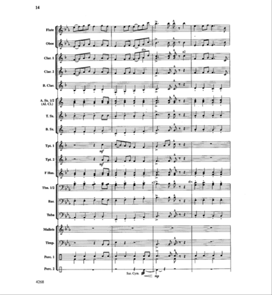 Winchester Chronicles Winchester Chronicles Concert Band scores gallery preview page 13