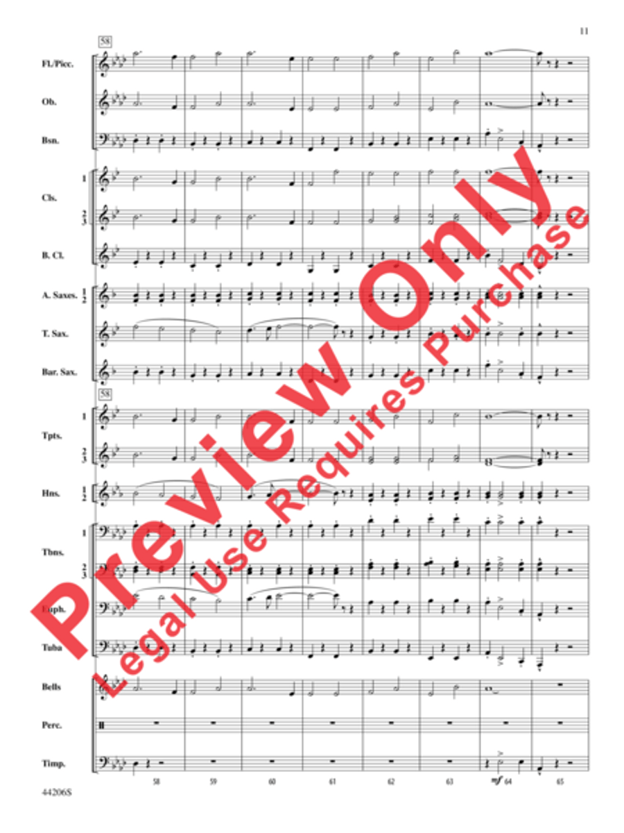 March America Concert Band scores gallery preview page 12