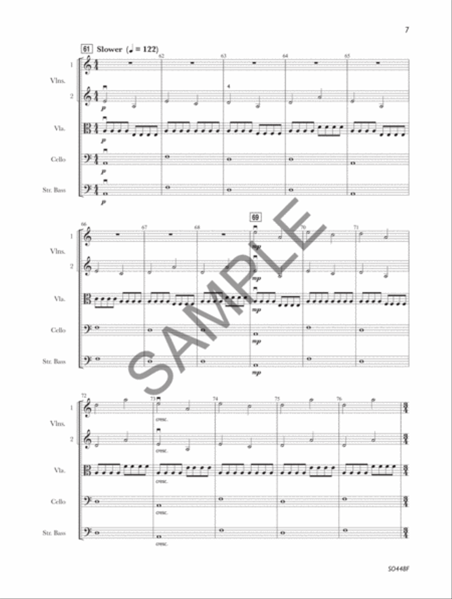 Chasing the Storm - Score String Orchestra scores gallery preview page 8