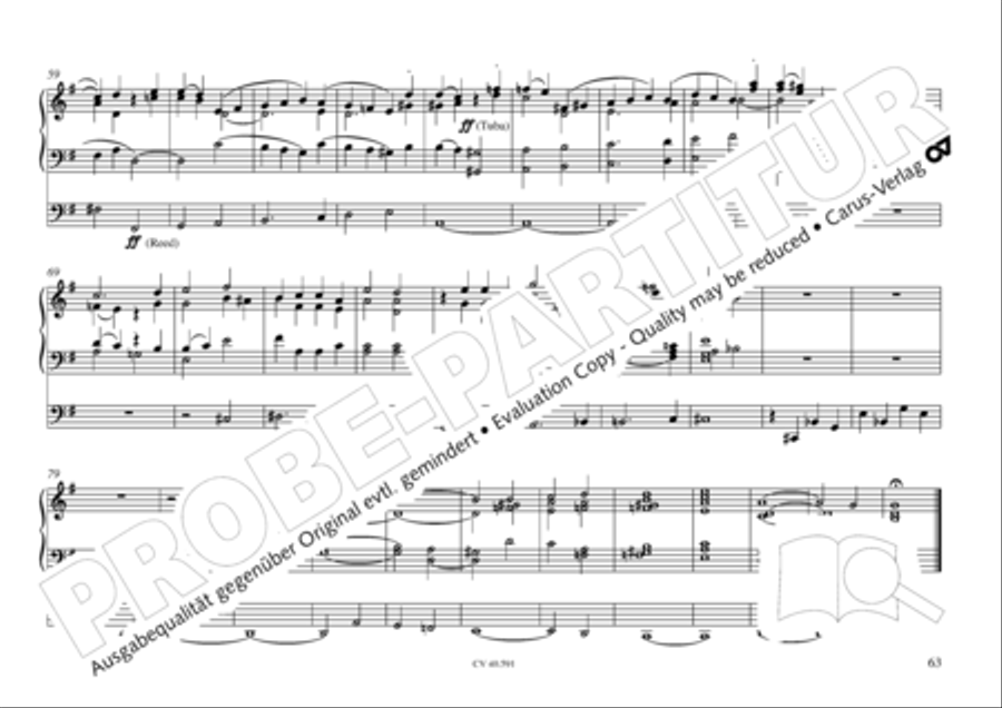 Free Organ Music from the Romantic Period, Vol. III (Freie Orgelmusik der Romantik, Band III) Organ scores gallery preview page 64