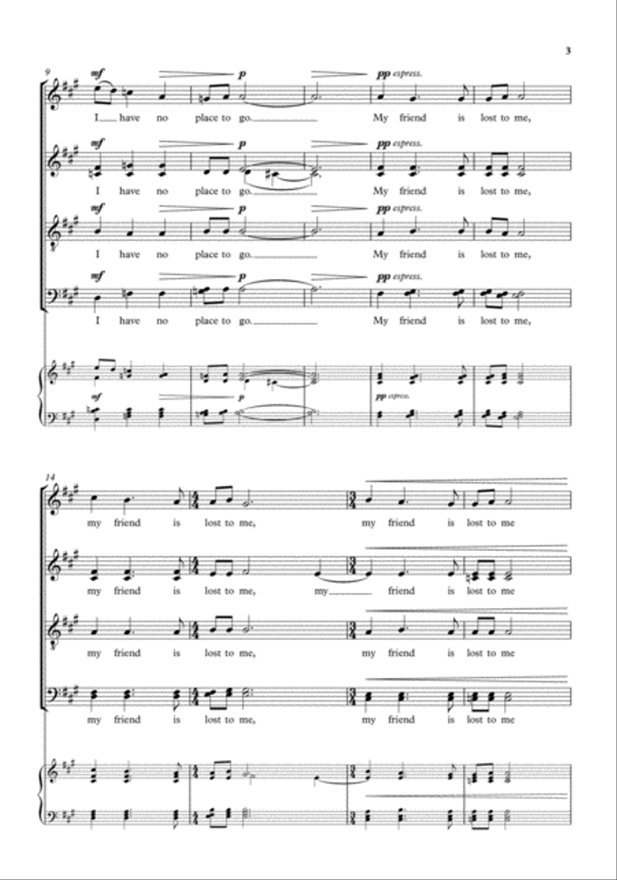 My Love has Died for Me Divisi scores gallery preview page 3