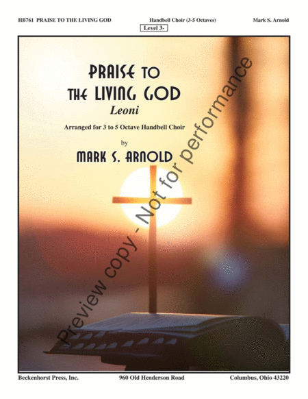 Praise to the Living God image number null