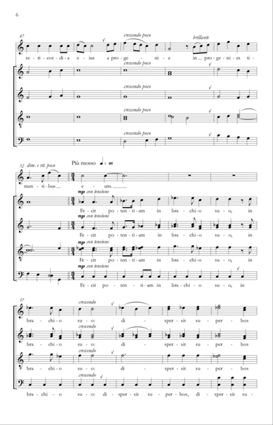 Magnificat Magnificat Divisi scores gallery preview page 6