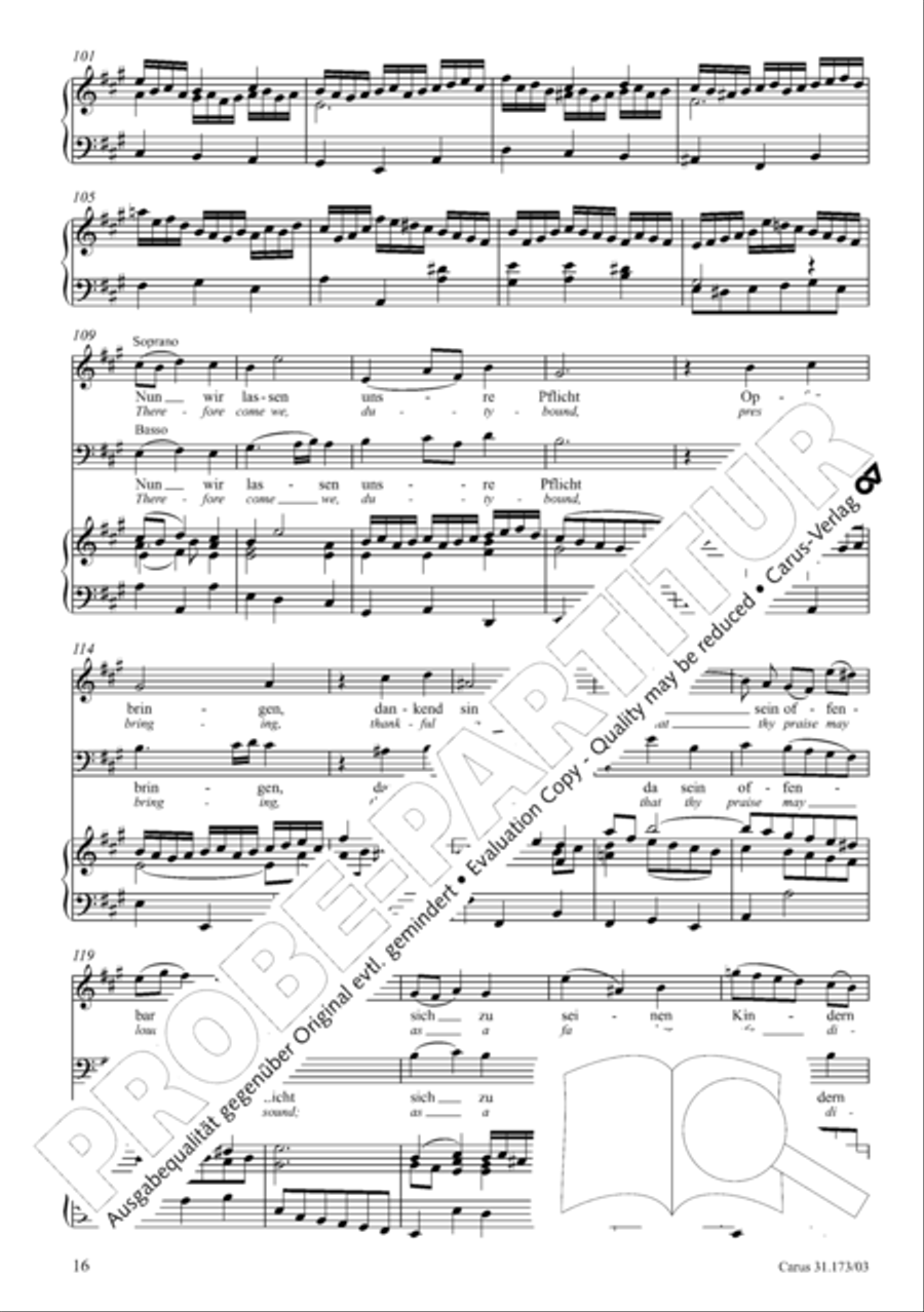 Exalted flesh and blood (Erhohtes Fleisch und Blut) 4-Part scores gallery preview page 17