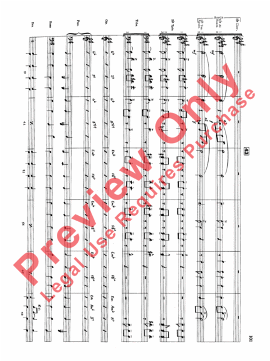 Original Big Band Sounds Big Band scores gallery preview page 102