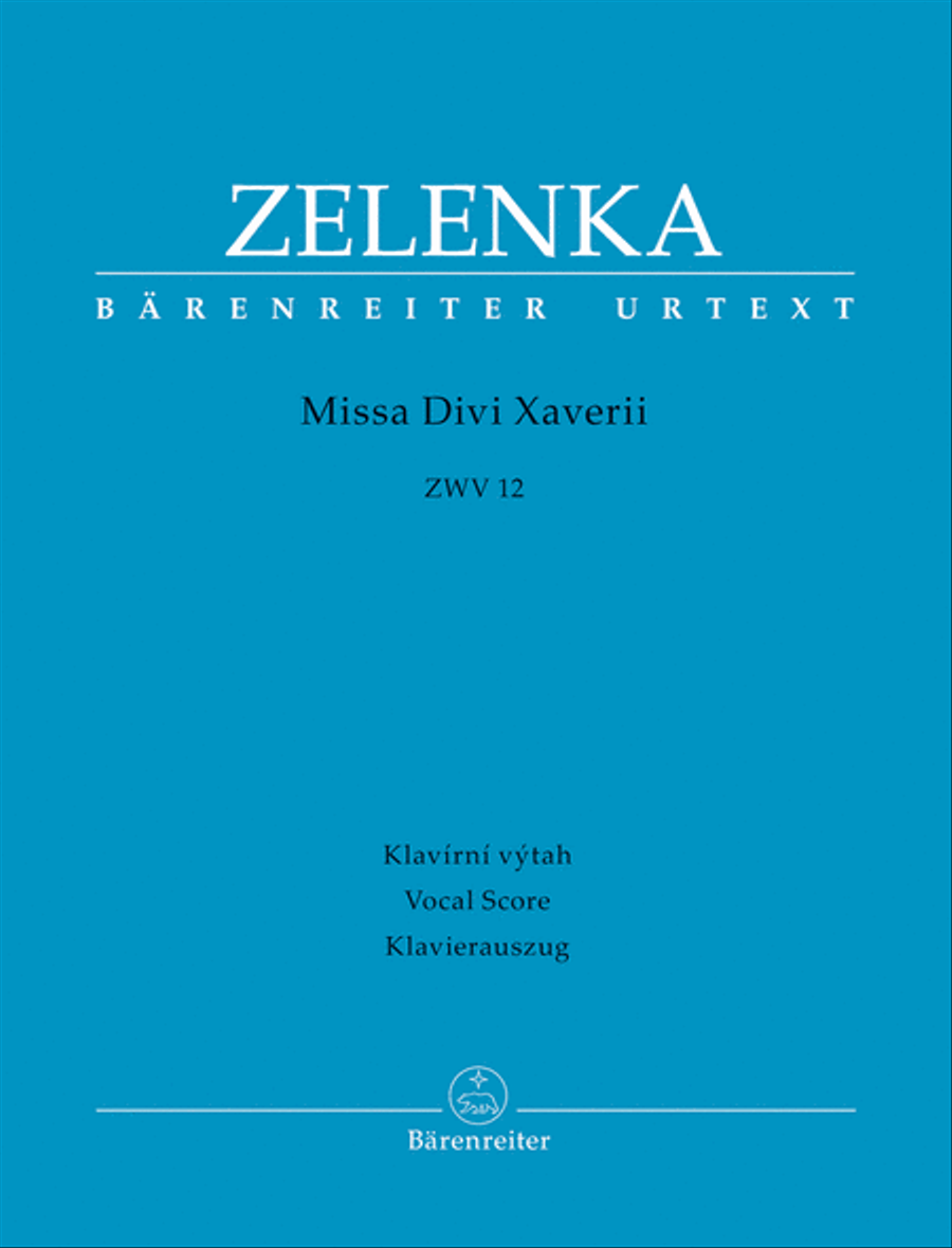 Missa Divi Xaverii ZWV 12 4-Part scores gallery preview page 1