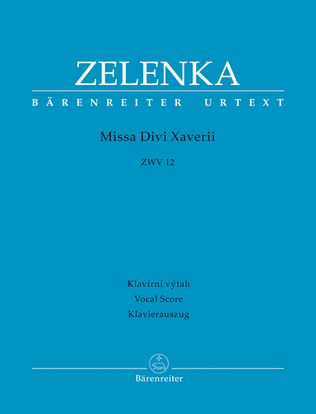 Book cover for Missa Divi Xaverii ZWV 12