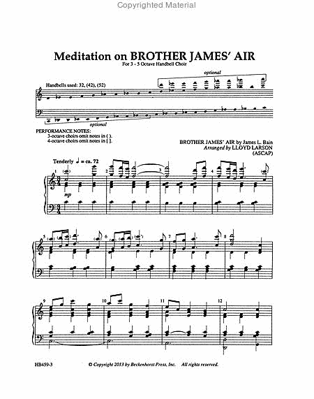 Meditation on Brother James Air image number null