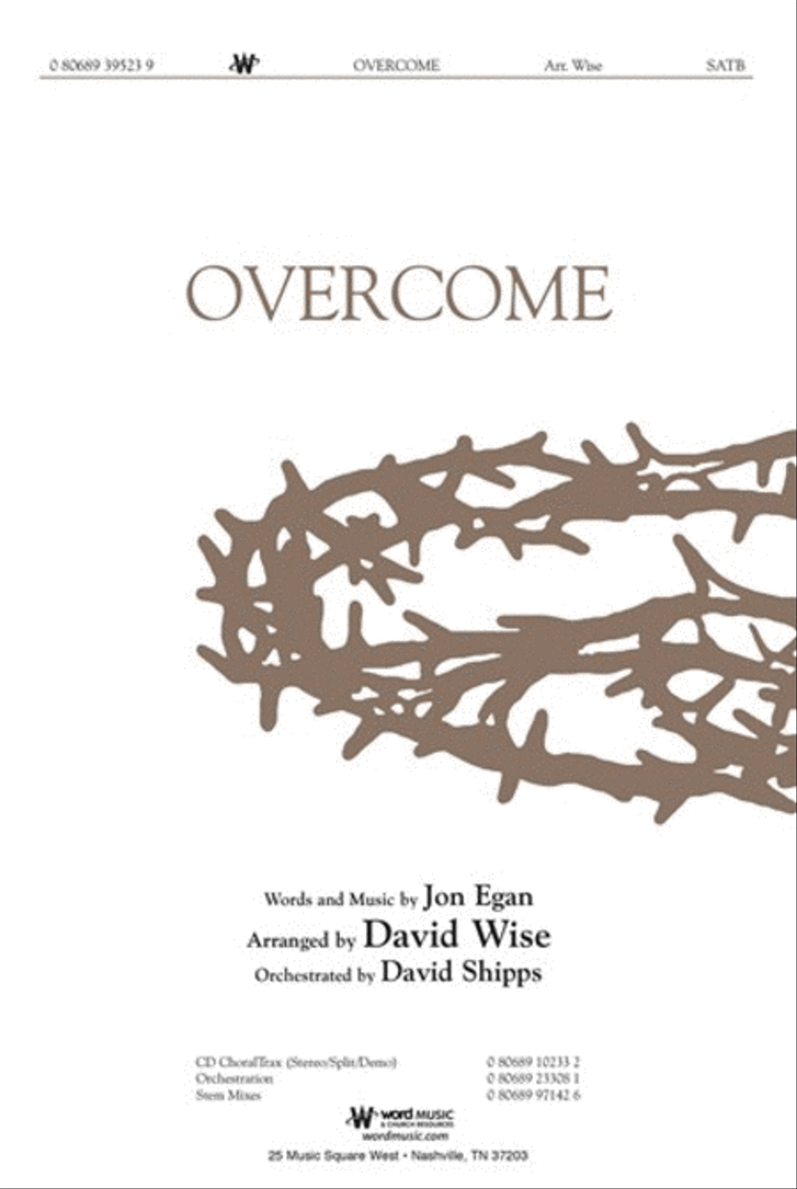 Overcome - Anthem Choir scores gallery preview page 1