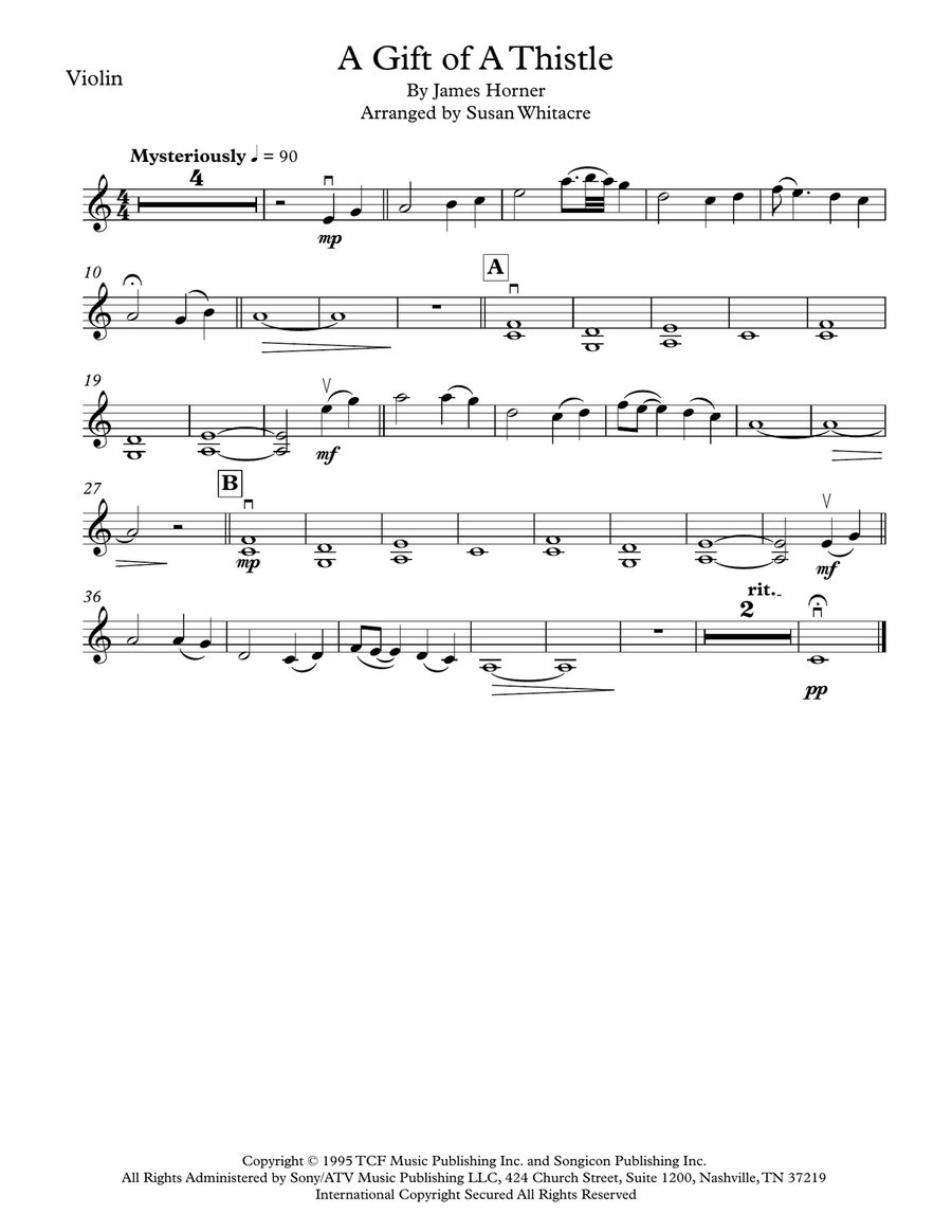 A Gift Of A Thistle String Trio scores gallery preview page 3