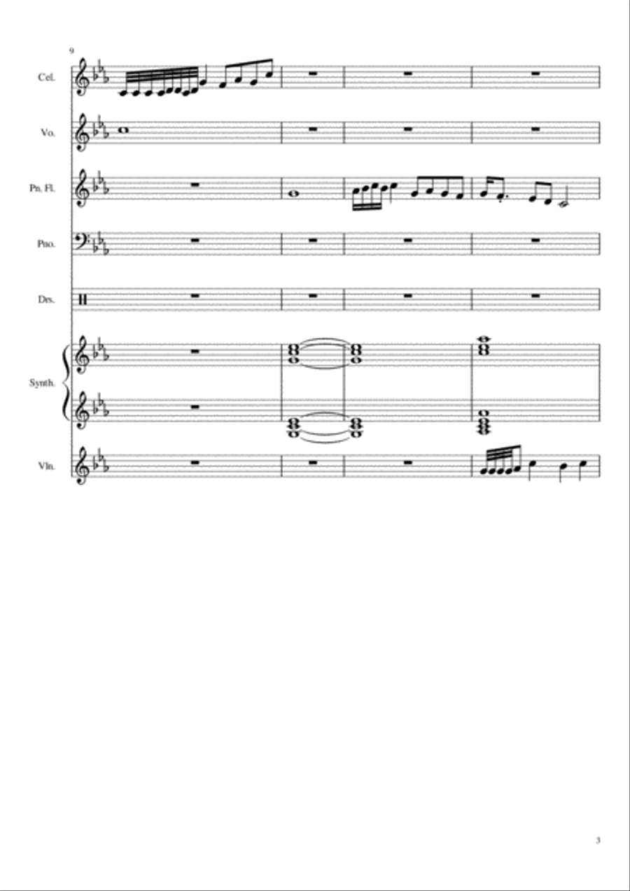 BarunSadandExcitedMusicForFilm Small Ensemble scores gallery preview page 3