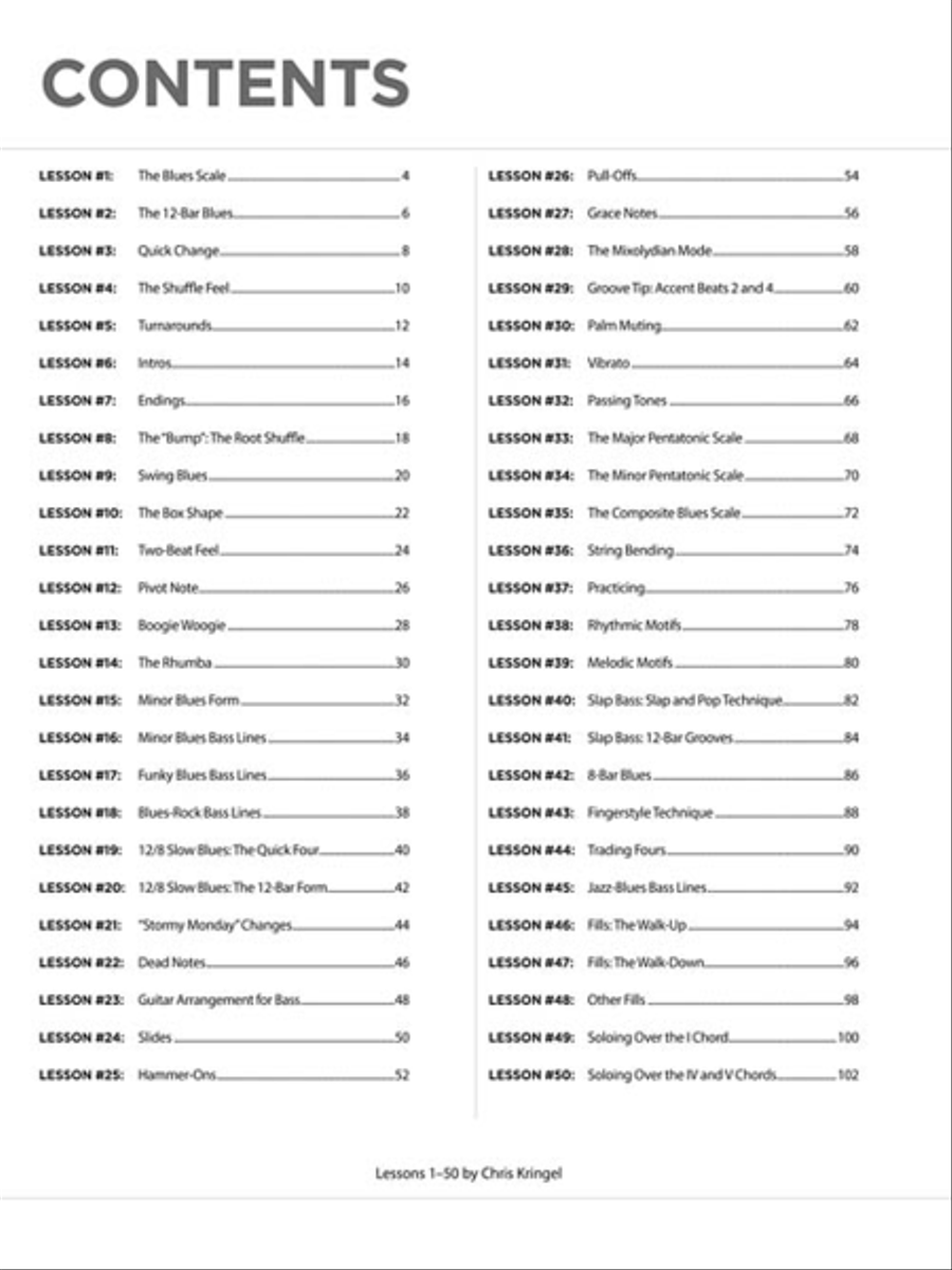 100 Blues Lessons 100 Blues Lessons Electric Guitar scores gallery preview page 3