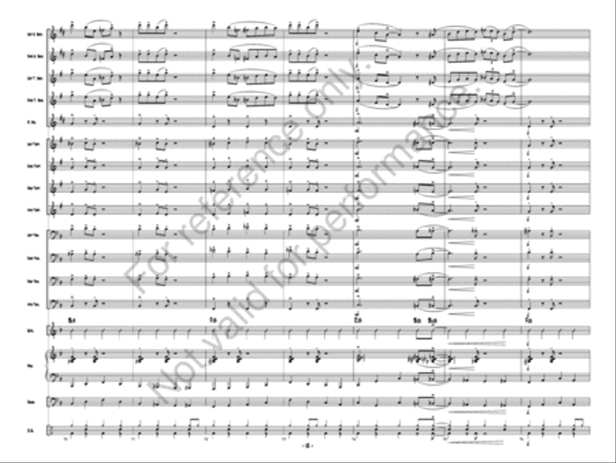 The Big Band Theory Jazz Ensemble scores gallery preview page 12