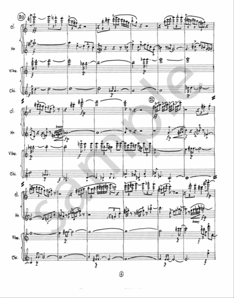Galaxy I Galaxy I B-Flat Clarinet scores gallery preview page 7