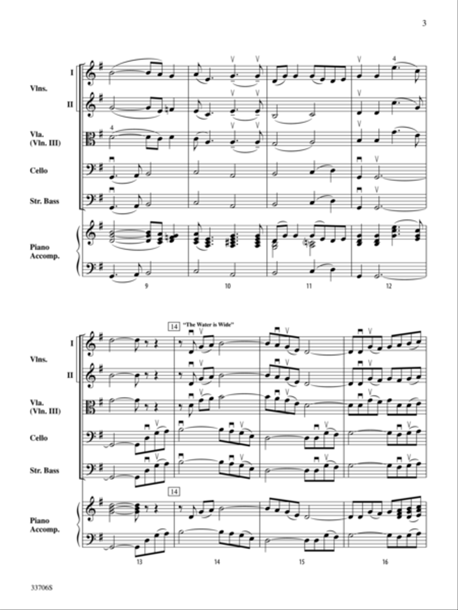 A River Trilogy String Orchestra scores gallery preview page 3