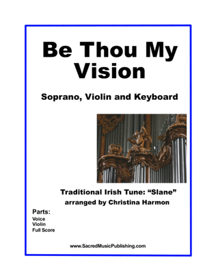 Book cover for Be Thou My Vision – Violin, Soprano, and Keyboard