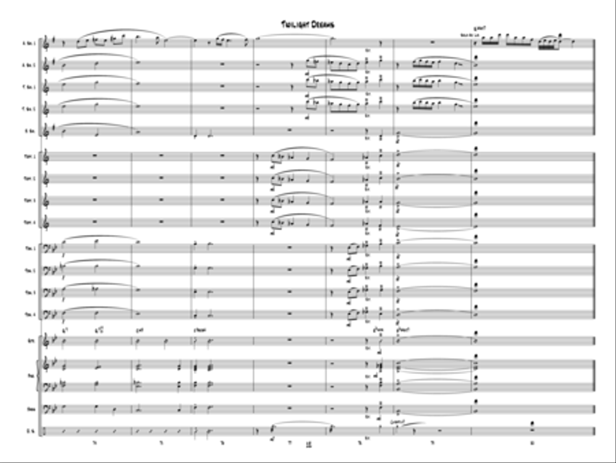 Twilight Dreams Twilight Dreams Jazz Ensemble scores gallery preview page 11