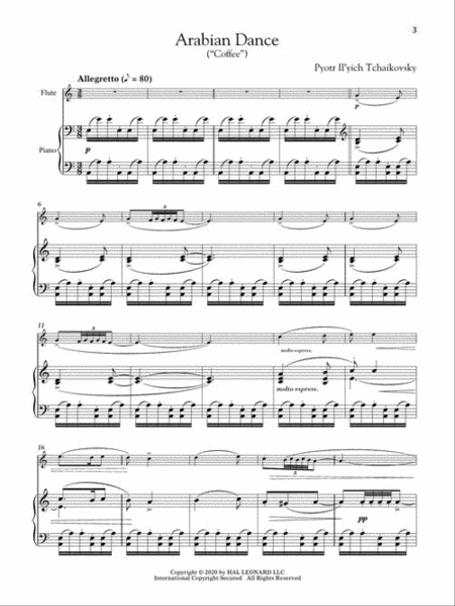 The Nutcracker for Classical Players Flute Solo scores gallery preview page 4