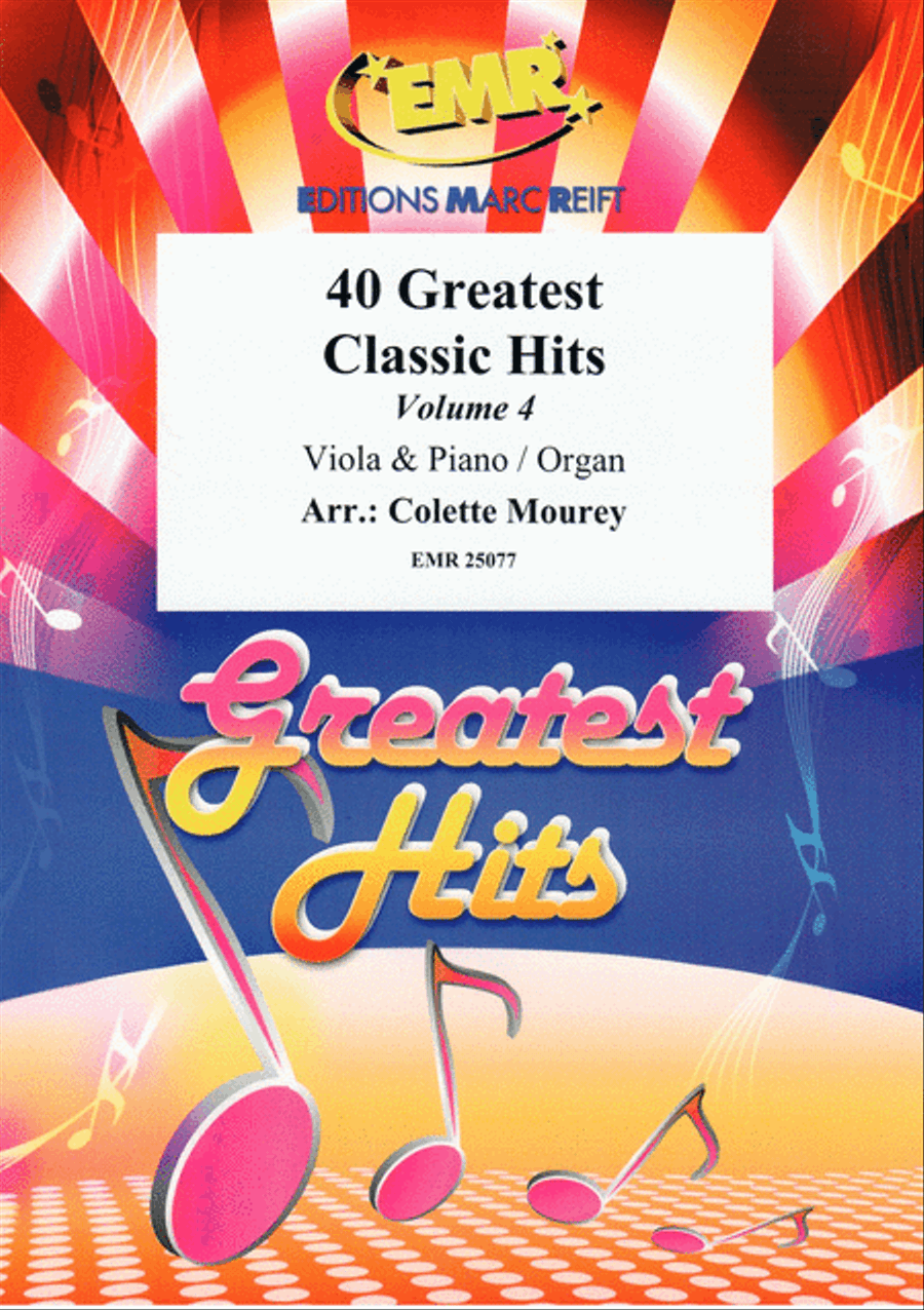 40 Greatest Classic Hits Vol. 4 Viola scores gallery preview page 1