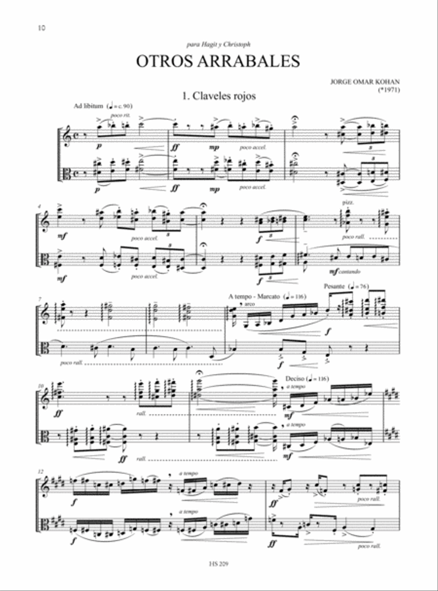 Tango Collection for Violin and Viola - Vol. 2 Viola scores gallery preview page 3
