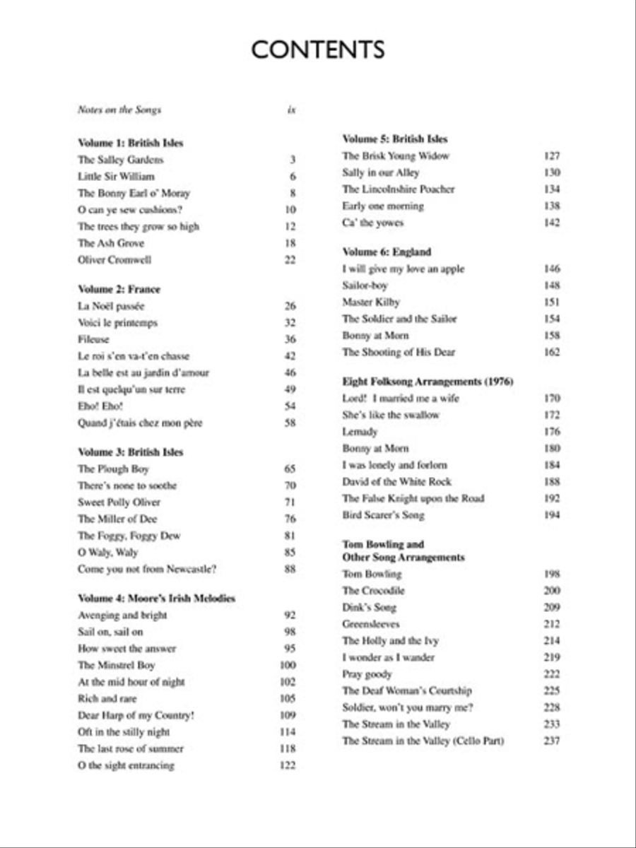 Complete Folksong Arrangements image number null