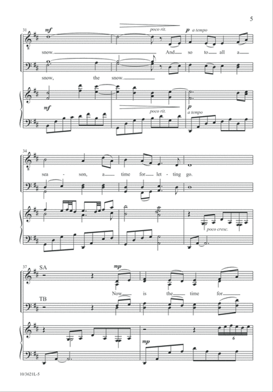 The Time for Turning Divisi scores gallery preview page 5