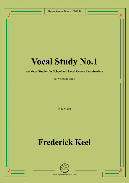 Keel-Vocal Study No.1,in D Major image number null