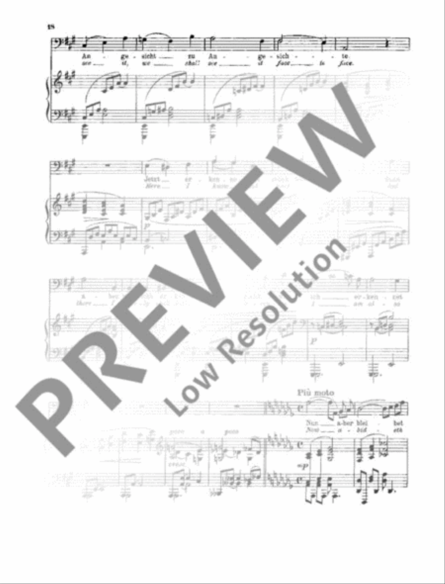 4 ernste Gesänge Bass Voice scores gallery preview page 19