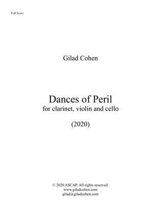 Dances of Peril (for clarinet, violin, cello)