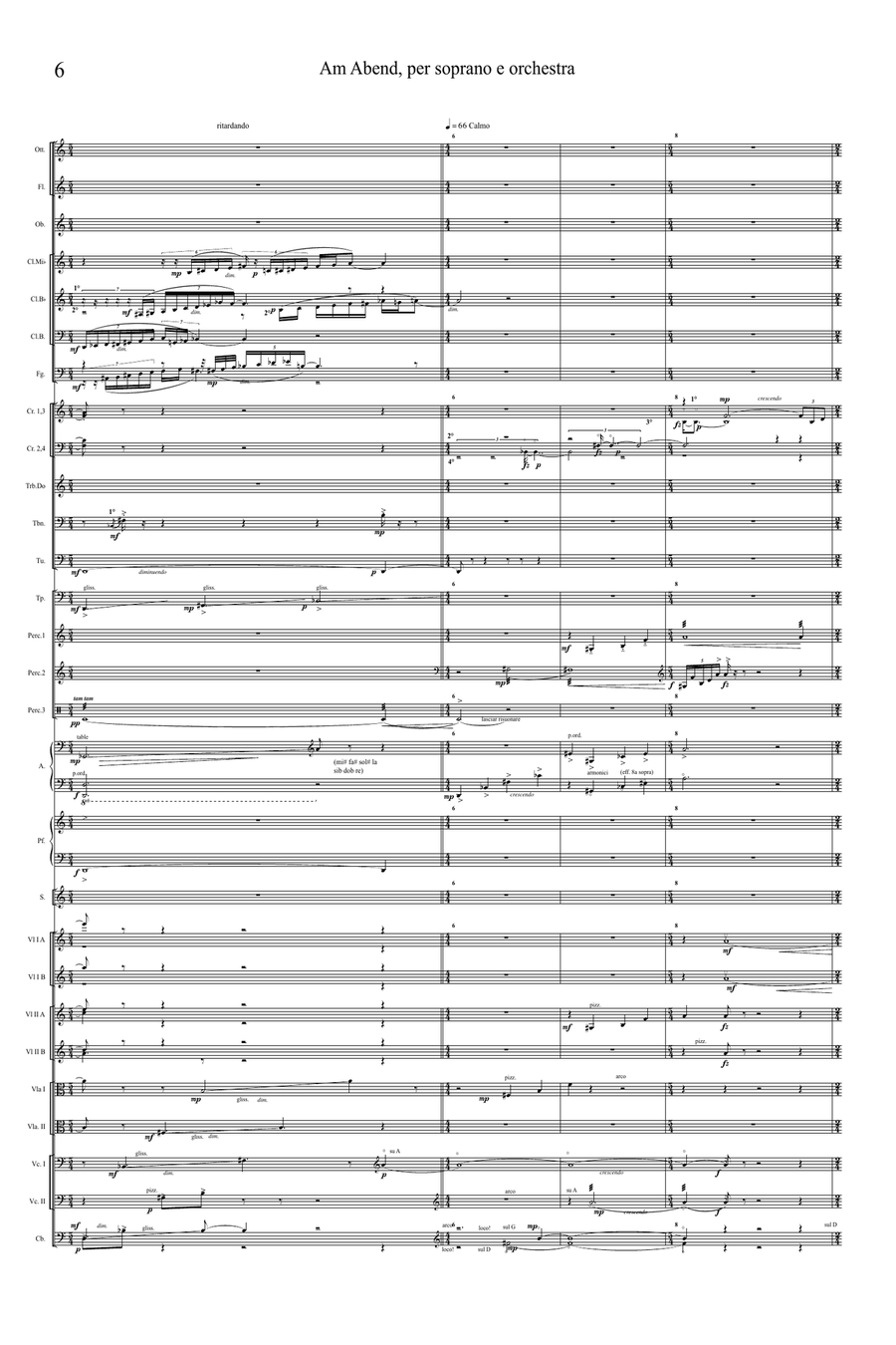 Dario Maggi: AM ABEND (ES-22-076) - Score Only Full Orchestra scores gallery preview page 6