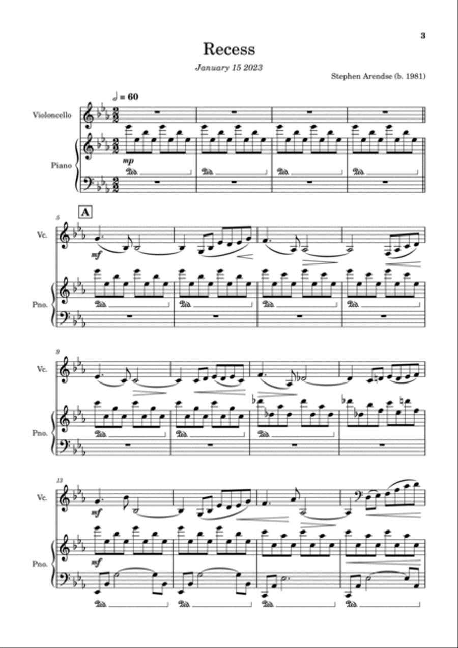 Recess Piano scores gallery preview page 3