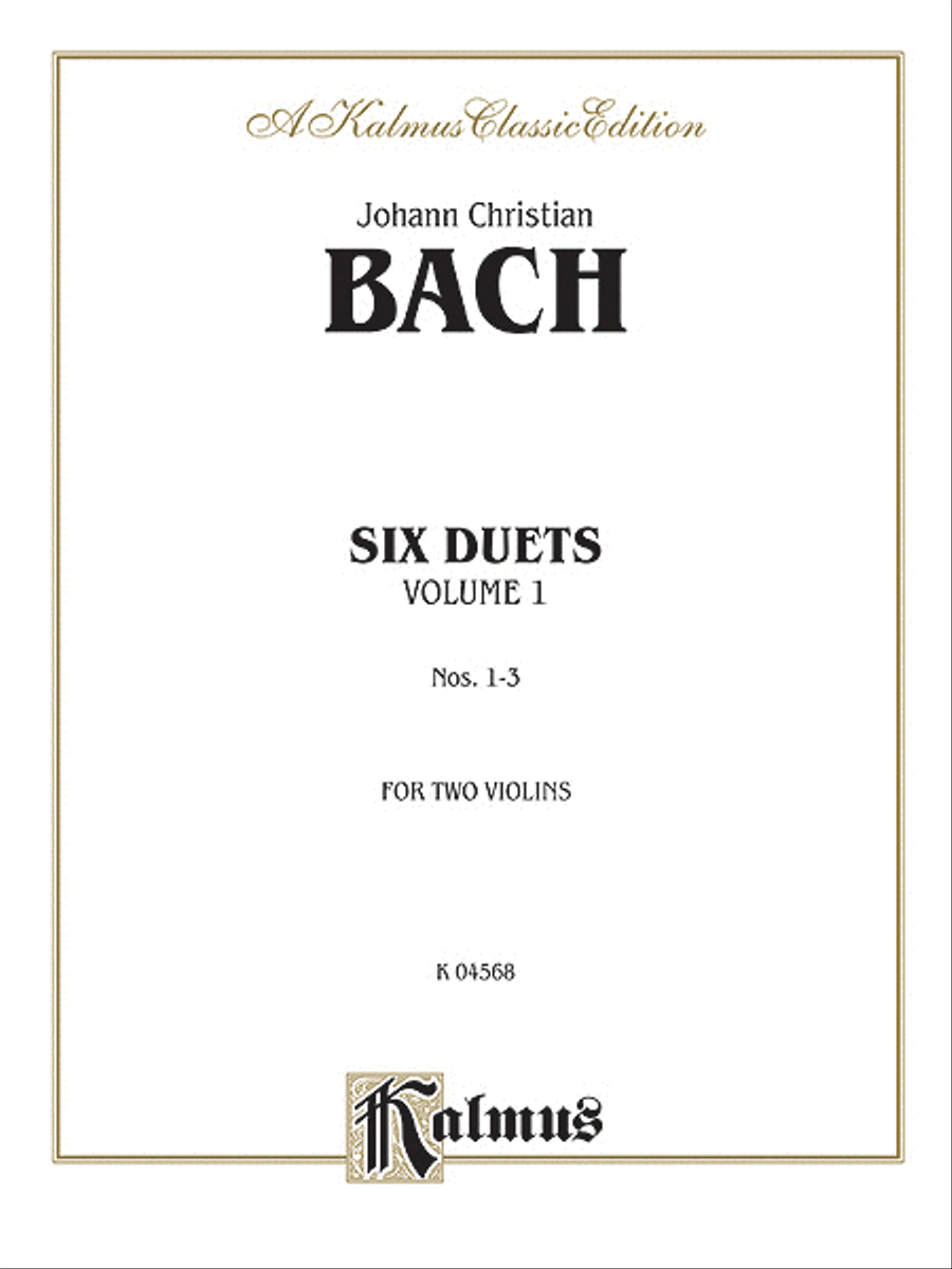 Six Duets, Volume 1