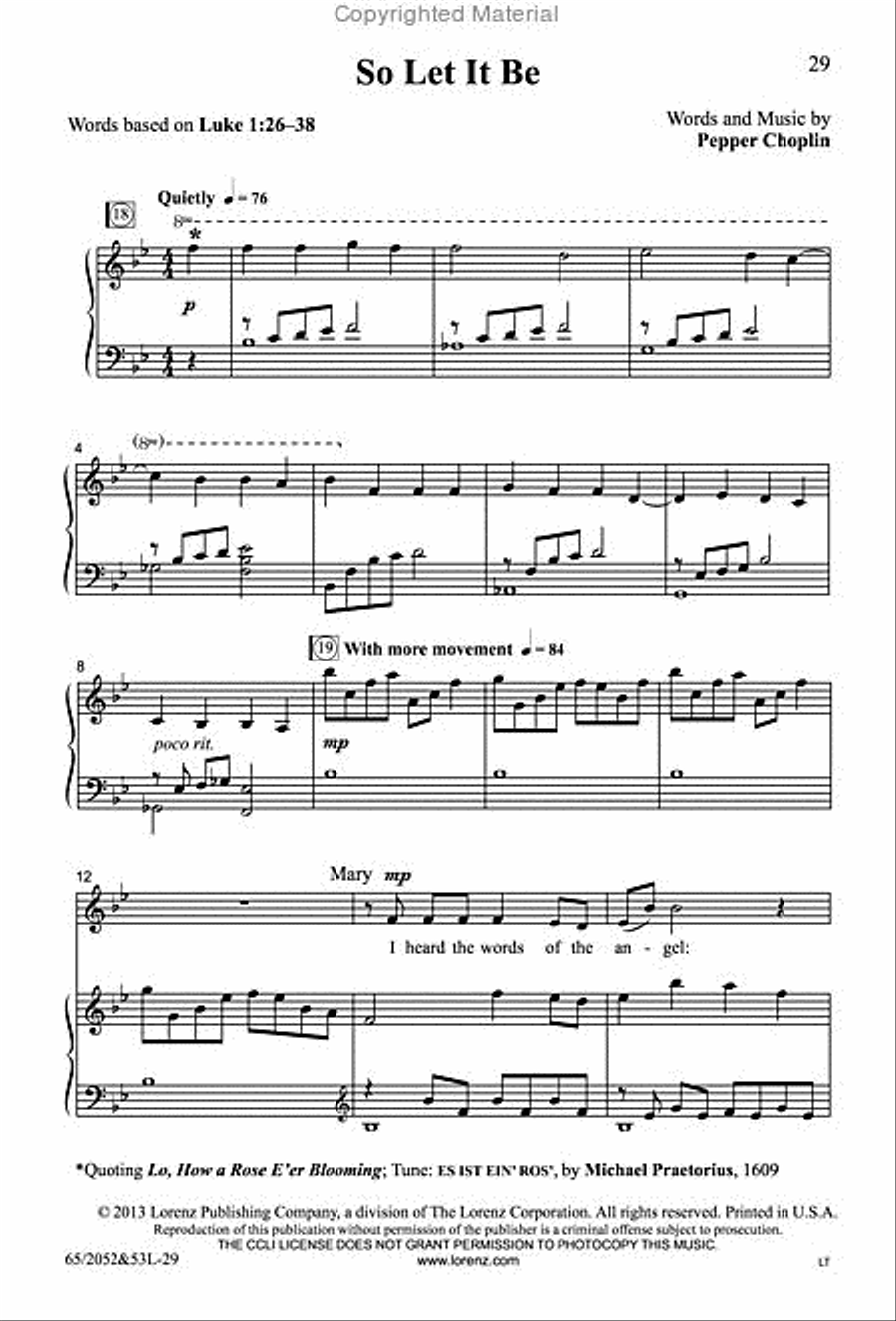 The Heart of Christmas - SATB Score with Performance CD 4-Part scores gallery preview page 7