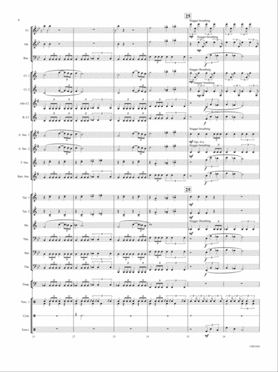 SPQR (Senatus Populusque Romanus ) Concert Band scores gallery preview page 6