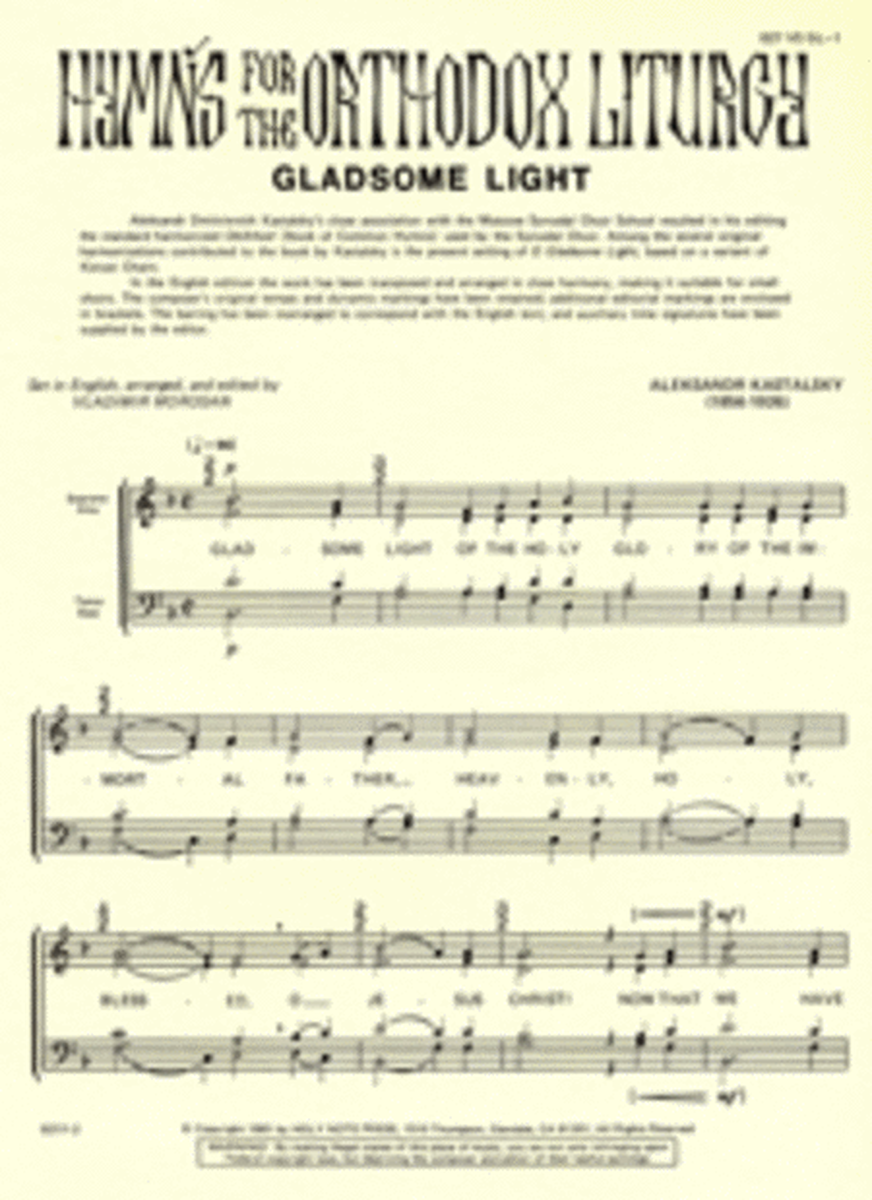 Gladsome Light (Synodal Obihod) image number null