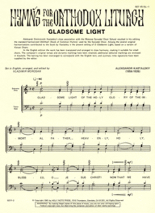 Gladsome Light (Synodal Obihod)