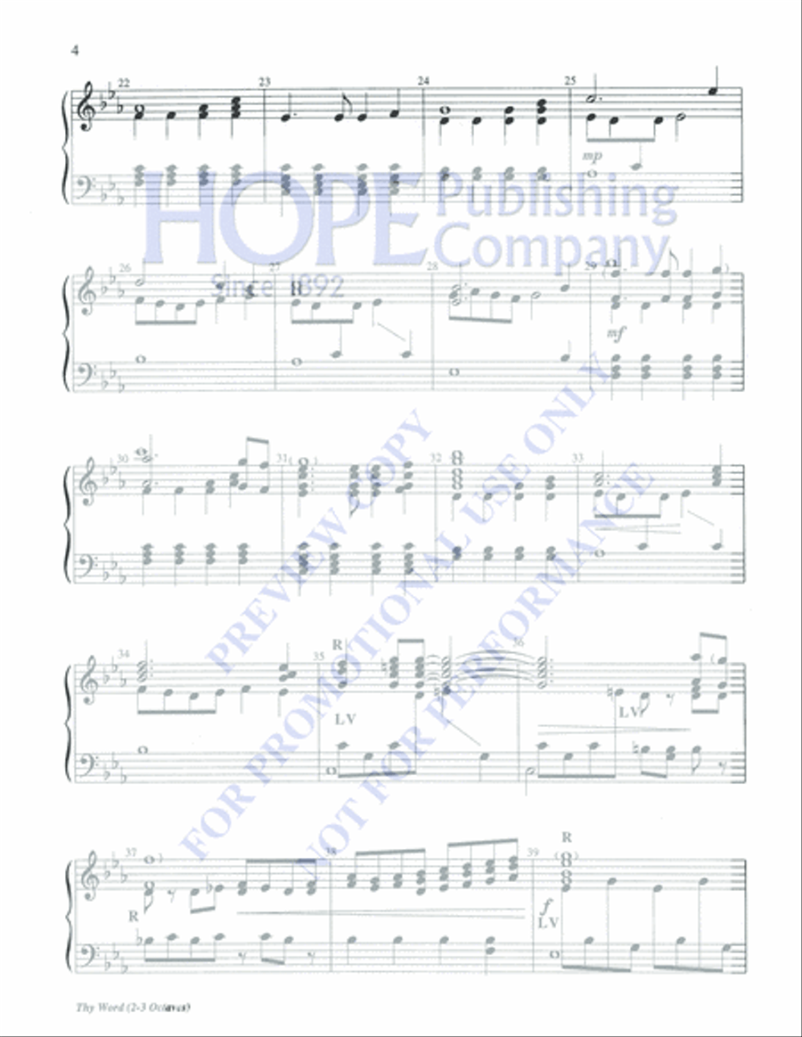 Thy Word 5-Octaves scores gallery preview page 4