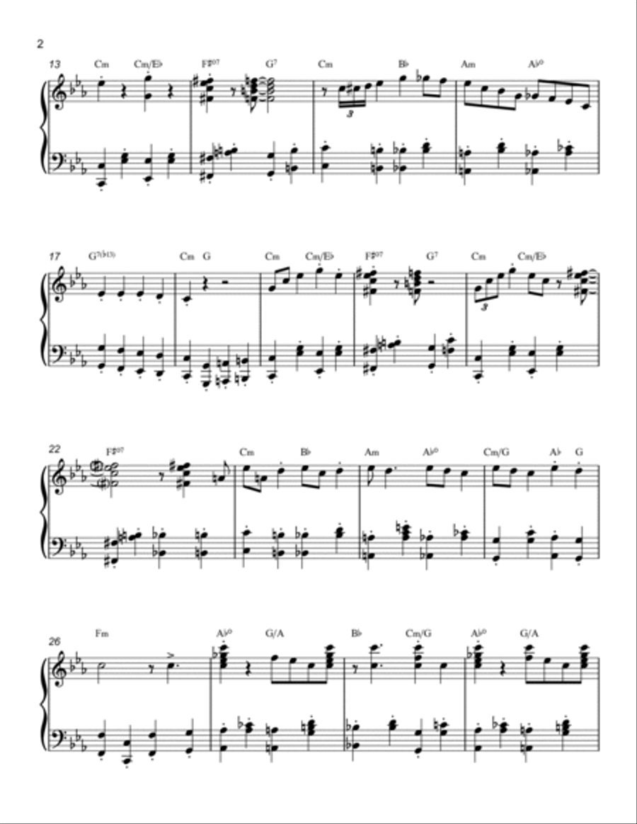 Grand Hotel Piano Solo scores gallery preview page 2