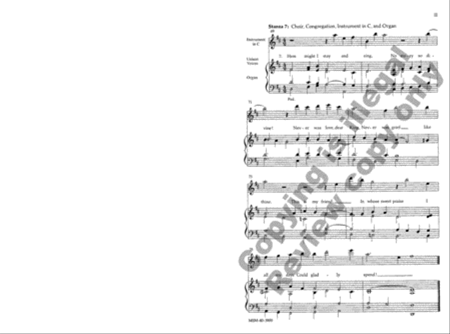 My Song Is Love Unknown 4-Part scores gallery preview page 11