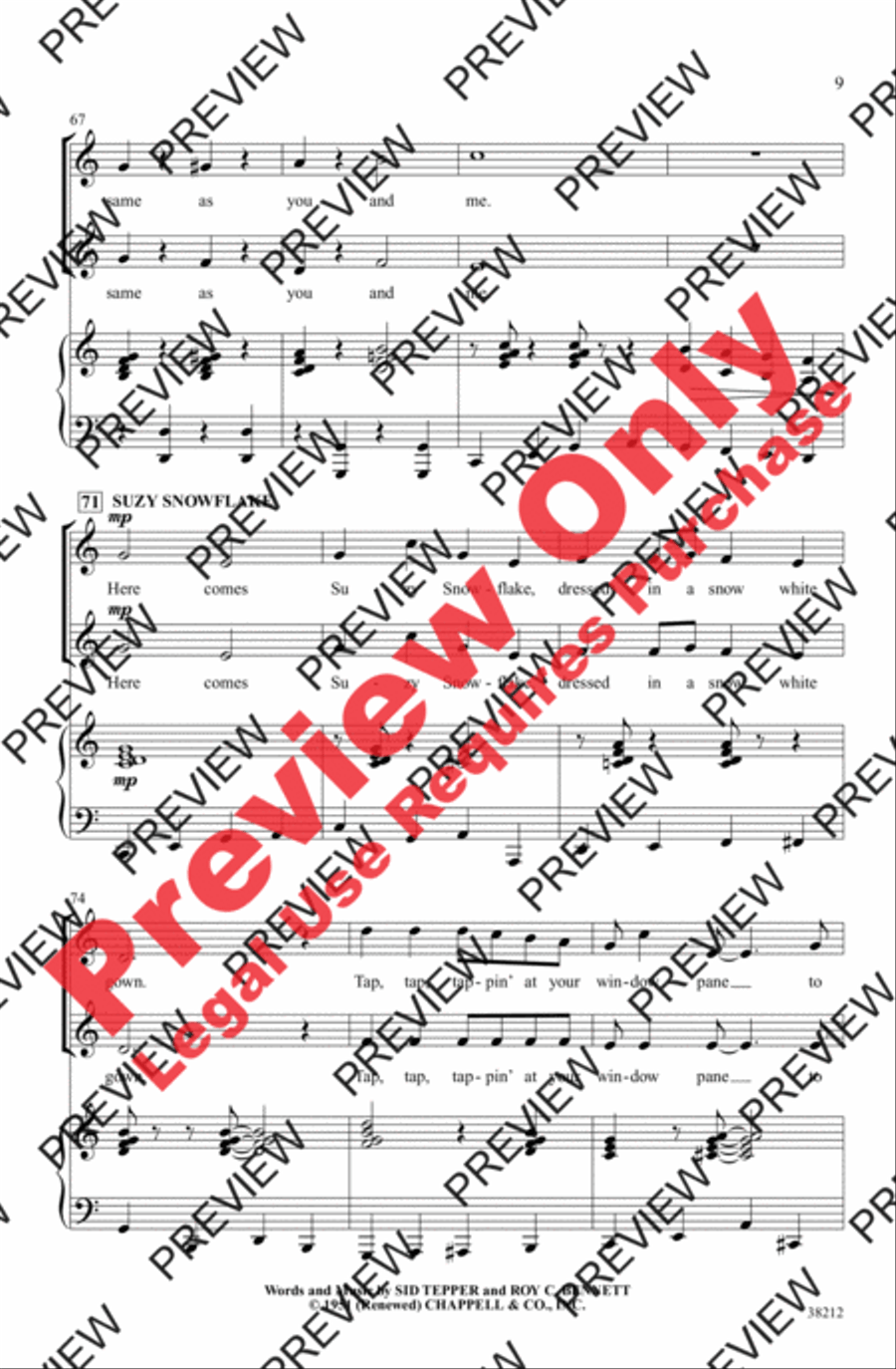 A Winter Blast! 2-Part scores gallery preview page 9