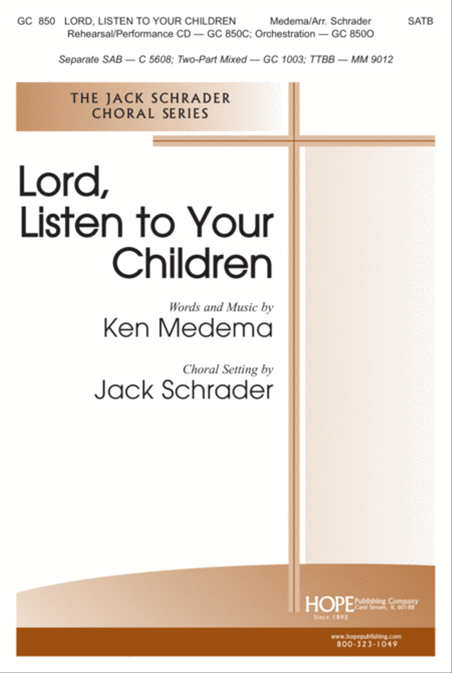 Lord, Listen to Your Children Lord, Listen to Your Children 4-Part scores gallery preview page 2