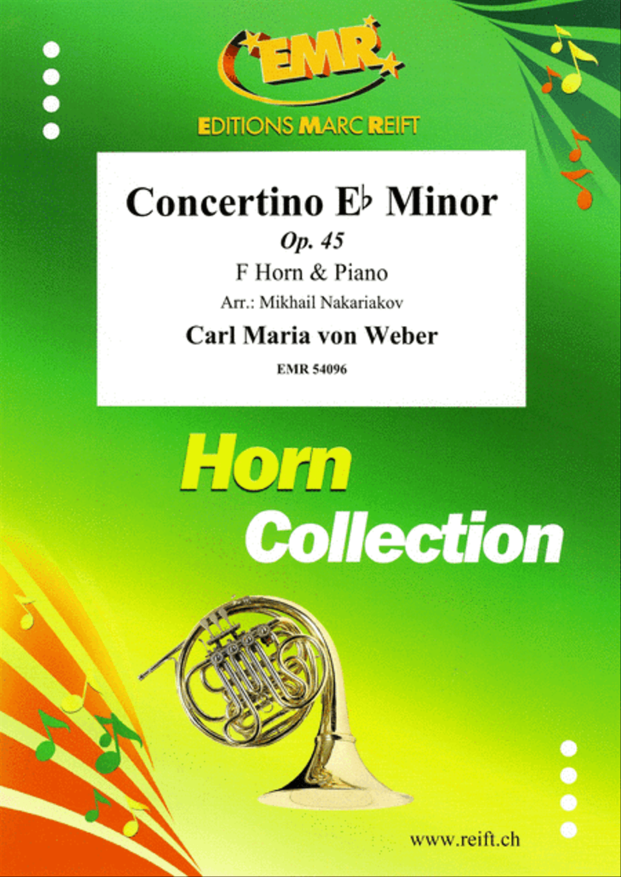 Concertino Eb Minor Concertino Eb Minor Horn scores gallery preview page 1