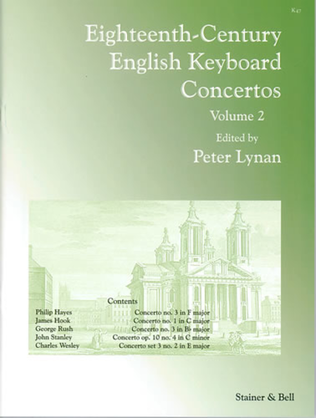 Book cover for Eighteenth-Century Keyboard Concertos Vol 2