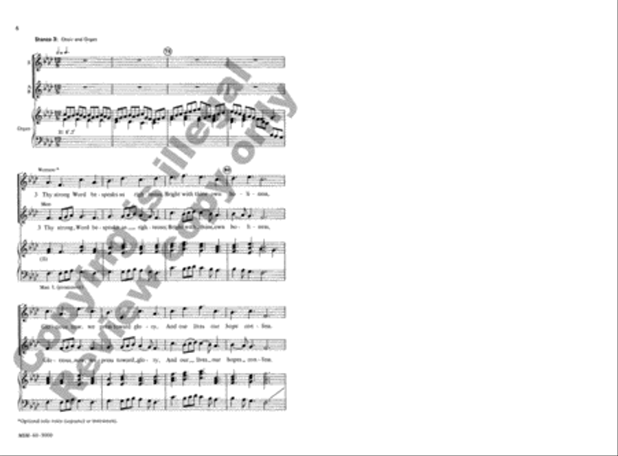 Thy Strong Word Thy Strong Word 3-Part scores gallery preview page 6