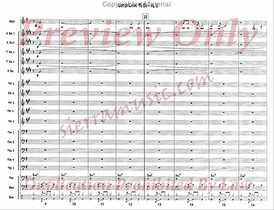 Lot Of Livin' To Do Jazz Ensemble scores gallery preview page 3