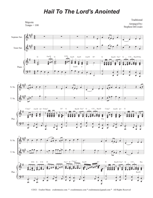 Hail To The Lord's Anointed (Duet for Soprano and Tenor Saxophone) - Piano accompaniment)