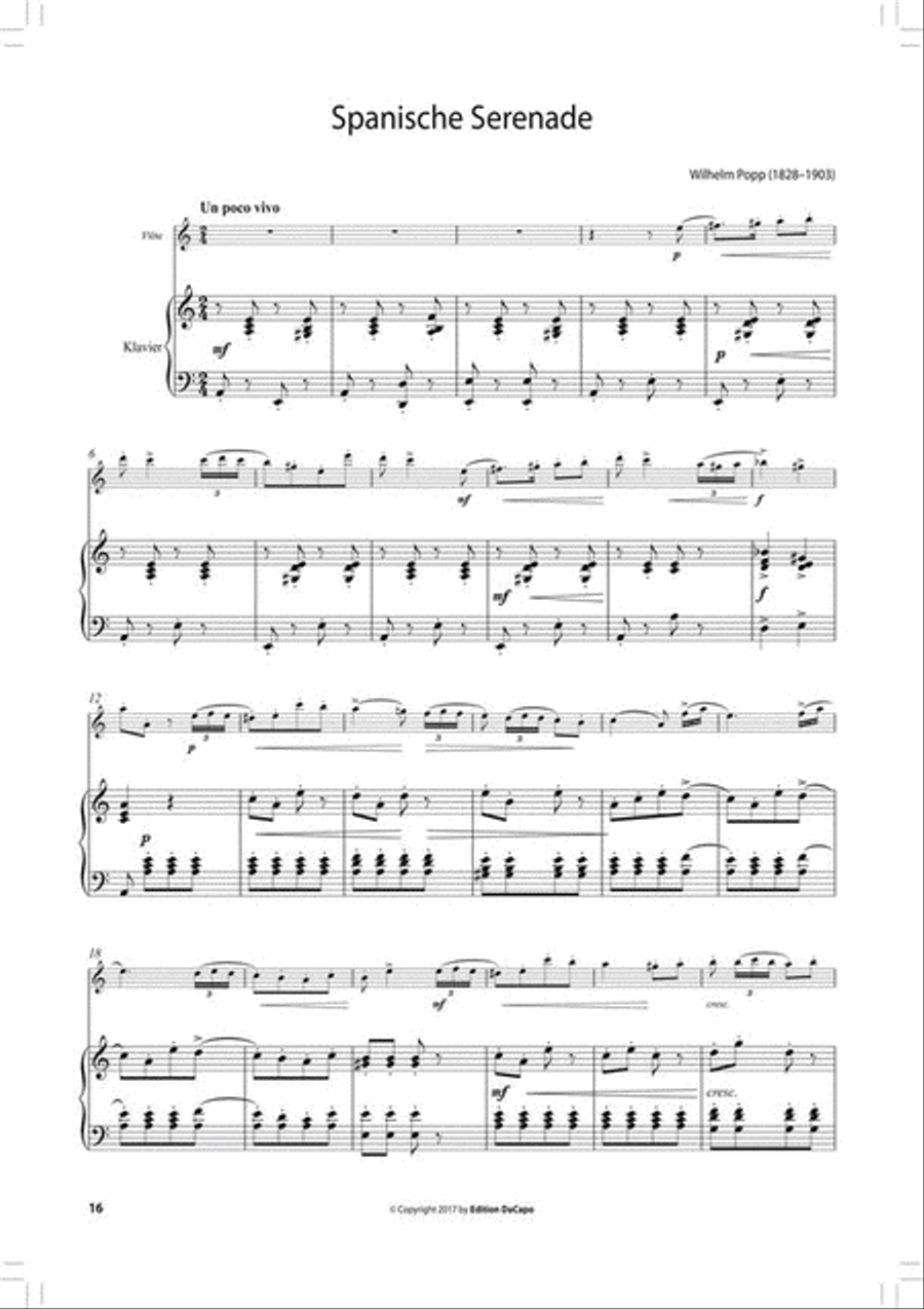 Da Capo Bühnenspaß Bronze - Klavierbegl Flöte Flute scores gallery preview page 3
