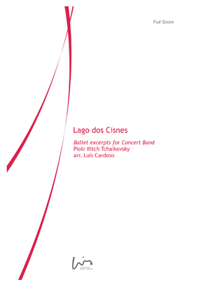 Book cover for Lago dos Cisnes (Tchaikovsky Swan Lake excerpts for Concert Band)