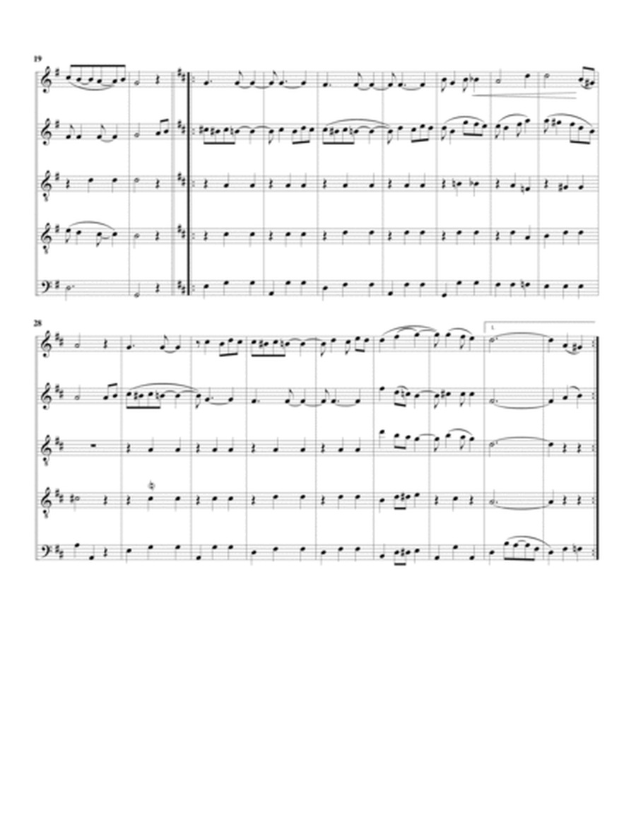 Pleasant moments (arrangement for 5 recorders (SSATB))